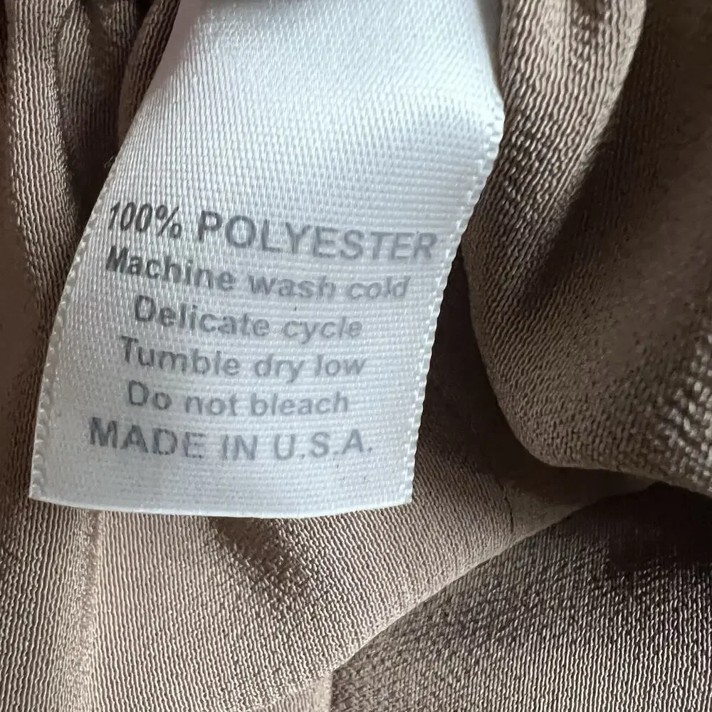 Mack & Mack Brown Magic Fabric Slinky Knit Pull On Slacks Dress Pants Womens XL - Picture 5 of 5